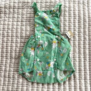Vintage baby romper sunsuit NOS size 1/2 4-6 months cats bunnies